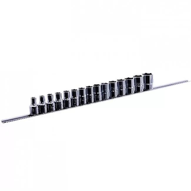 Набор головок длинных TOPTUL 1/2" 15ед. на планке (GAAQ1606U)
