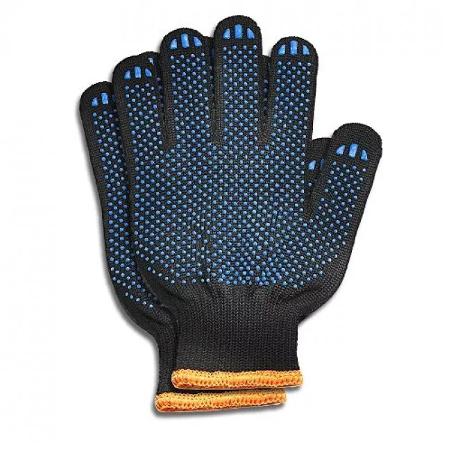 Перчатки с ПВХ точкой, черные 510861101
