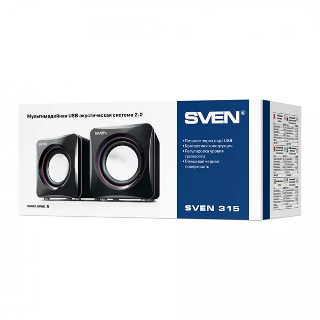 Акустична система Sven 315 Black (00410041)