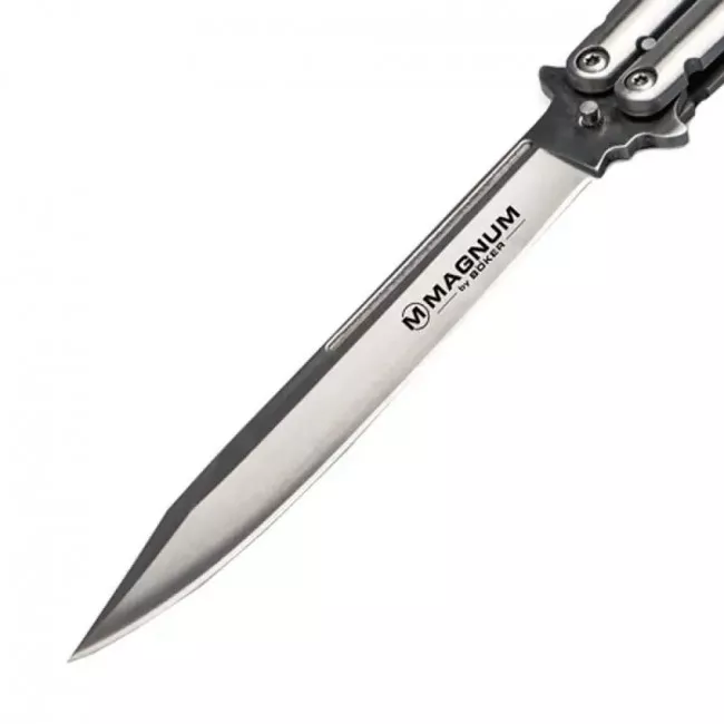 Нож бабочка, балисонг Boker Magnum Balisong Wood Large (длина: 225мм, лезвие: 125мм) (227-1142)