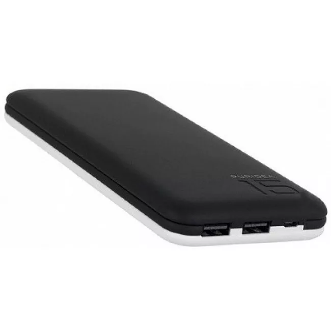 Портативный аккумулятор PURIDEA S3 15000mAh Li-Pol Rubber Black & White (S3-Black White)