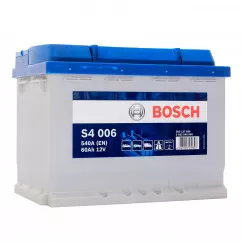 Аккумулятор Bosch S4 6CT-60Ah (+/-) (0092S40060)