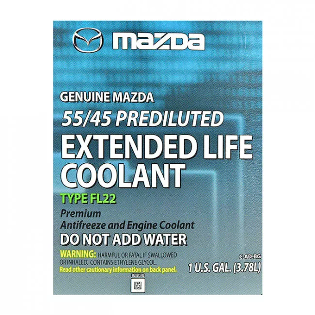 Антифриз Mazda FL22 Extended Life Coolant Premixed -40°C зелений 3,78л (000077508E20)