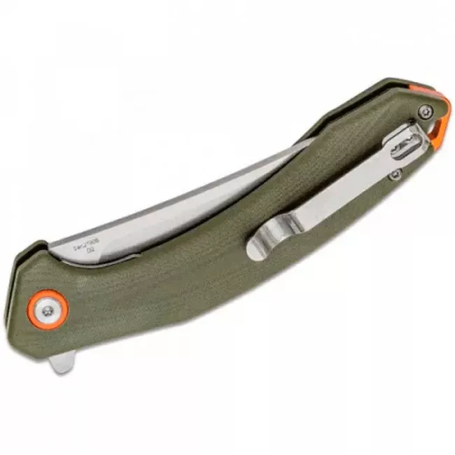 Нож складной CJRB Gobi (длина: 209мм, лезвие: 89мм), оливковый (284-1003_olive)