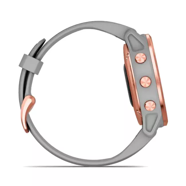 Смарт-годинник Garmin Fenix ​​6S Sapphire Rose Goldtone with Powder Gray Band (010-02159-21)