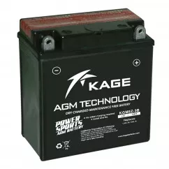 Мото аккумулятор MOTOBATT кислотный AGM 5Ah 65A АзЕ (KGM5Z-3B)