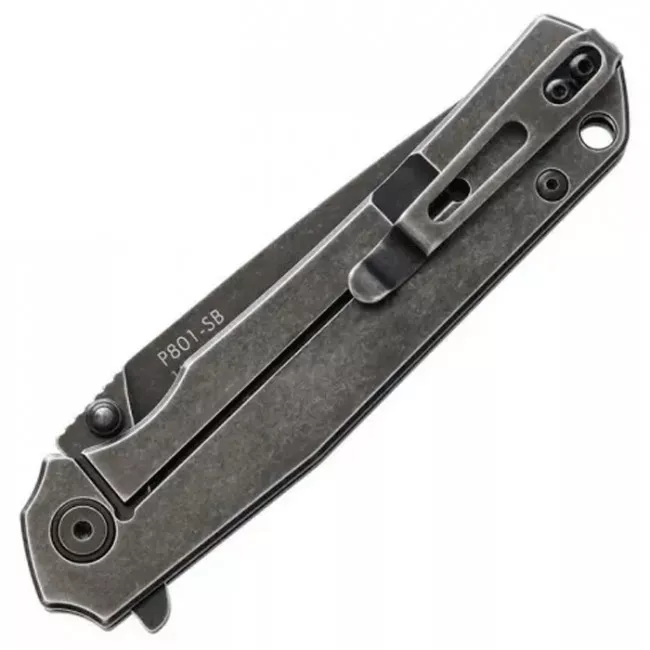 Нож складной Ruike P801-SB (длина: 200мм, лезвие: 86мм, черное), черный (244-1012_black)