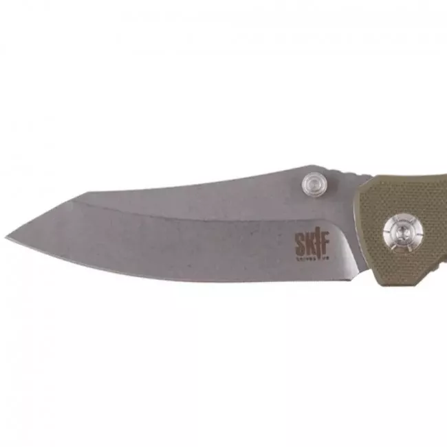 Нож складной Skif Cutter (длина: 200мм, лезвие: 85мм), оливковый (224-1024_olive)