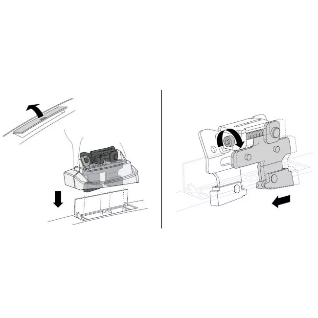 Монтажный комплект Thule 3017 для Peugeot 207; 308; 407; 3008/5008 ; Citroen C5 ;C6 (3017)