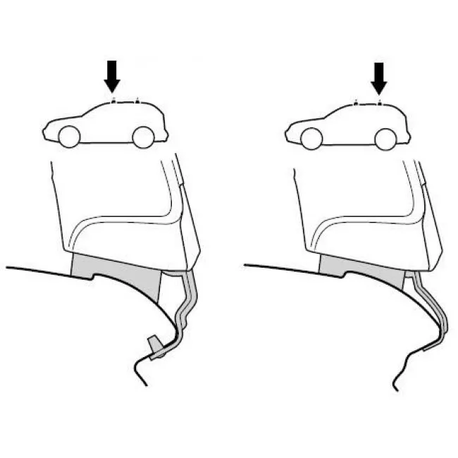 Монтажний комплект Thule для Volkswagen Golf 2004-2012 (1323)