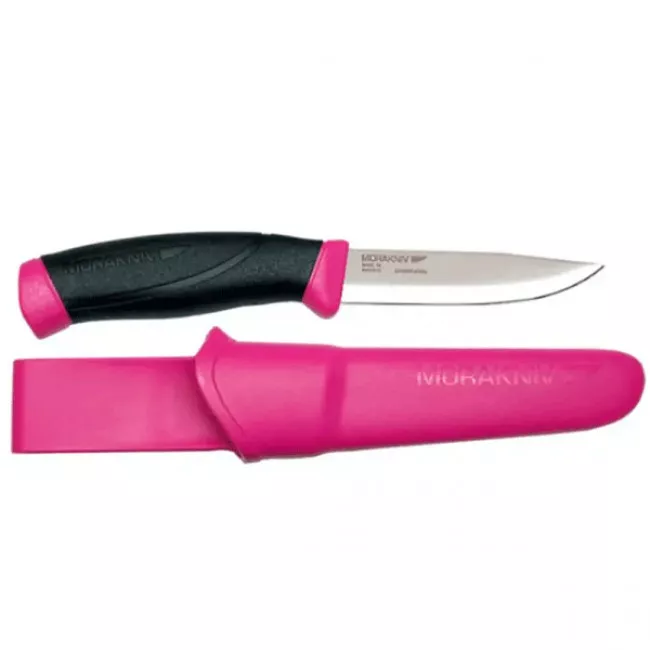 Нож фиксированный Mora Companion (длина: 218мм, лезвие: 103мм), розовый (215-1017_pink)