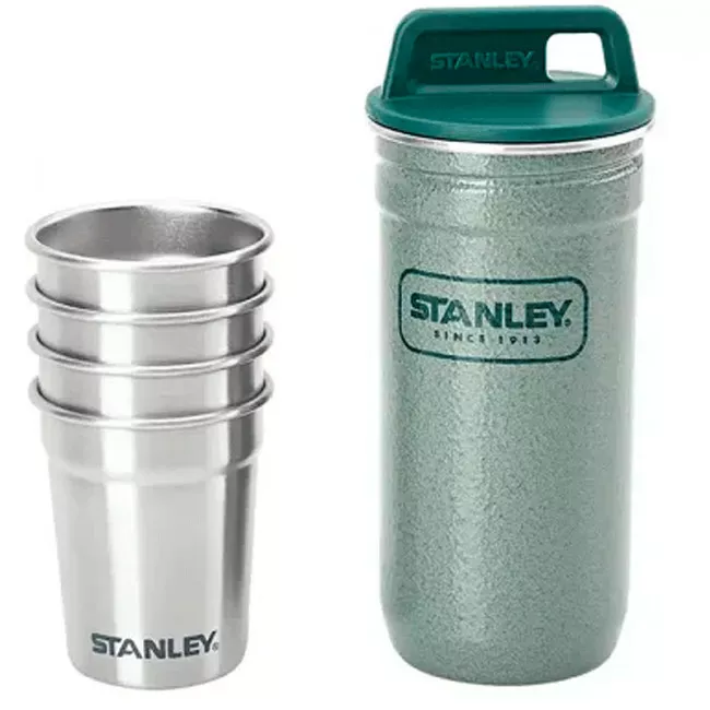 Набор Stanley Adventure Combo (футляр-фляга (0,59л) + 4 рюмки), зеленый (79-1019)
