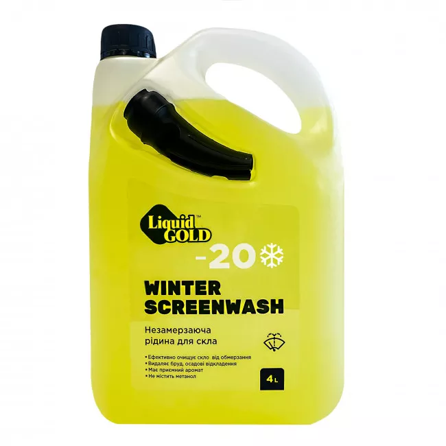 Омивач скла Liquid Gold -20°C жовтий 4л (379628)