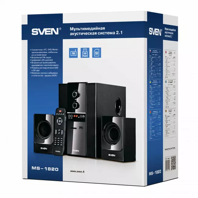 Акустична система Sven MS-1820 Black (20100035)