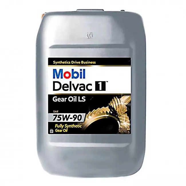 Трансмиссионное масло Mobil Delvac Synt Gear Oil 75W-90 20л (98HM00)