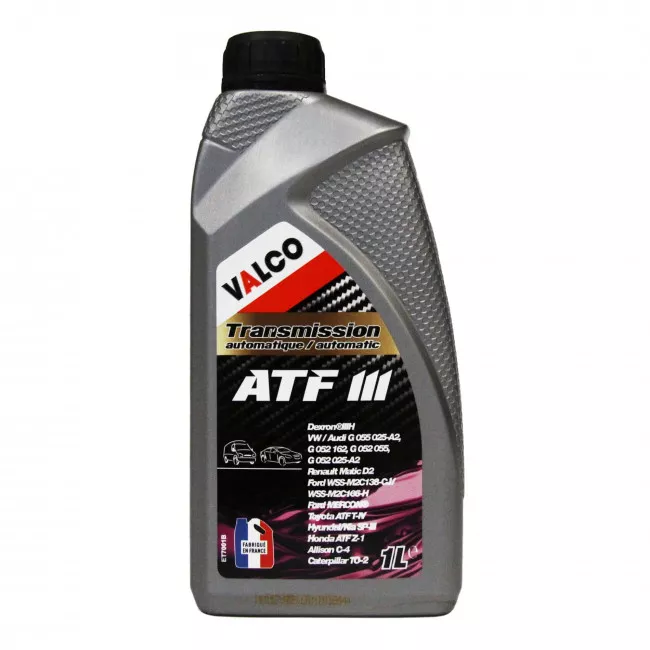 Трансмісійна олива VALCO ATF III 1л (PF011670) Трансмісійна олива VALCO ATF III 1л (PF011670)