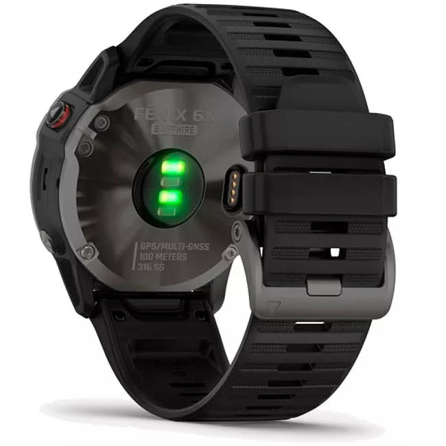 Спортивные часы Garmin Fenix 6X Carbon Gray DLC with Black Band (010-02157-11)