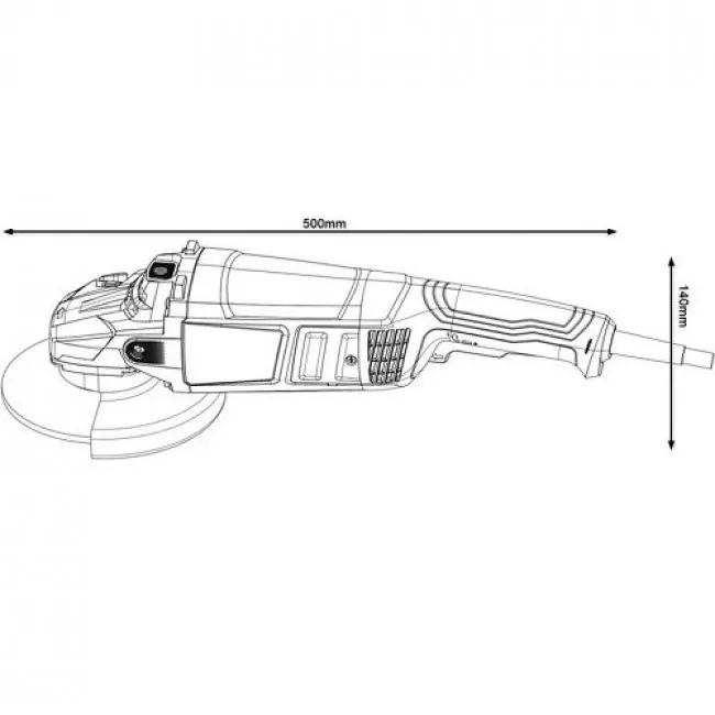 Угловая шлифмашина (болгарка) Bosch Professional GWS 2200 (06018C1320)