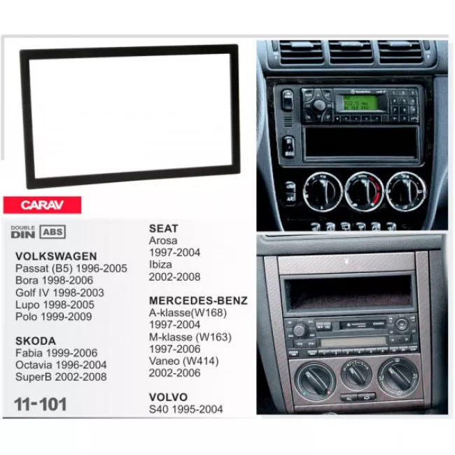 CARAV 11-101 Переходная рамка для Mercedes W168, W163, Vaneo, W414