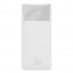 Универсальная мобильная батарея Baseus Bipow 10000mAh PD 20W QC 3.0 White