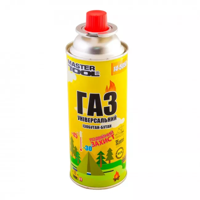 Газ бутан MASTER TOOL універсальний 220 г 14-5050