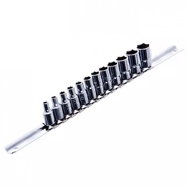 Набір головок TOPTUL 1/4 "12од. на планці (GAAQ0801U)