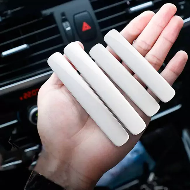 Защитные полоски на двери авто Baseus Streamlined car door bumper strip White (CRFZT-02)