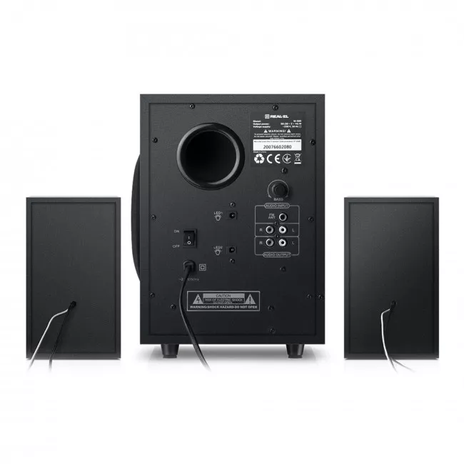 Акустическая система REAL-EL M-580 Black (EL121300012)