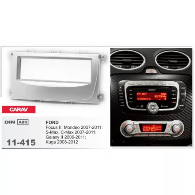 CARAV 11-415 Переходная рамка для Ford Focus, Mondeo, S-Max, C-Max, Galaxy, Kuga