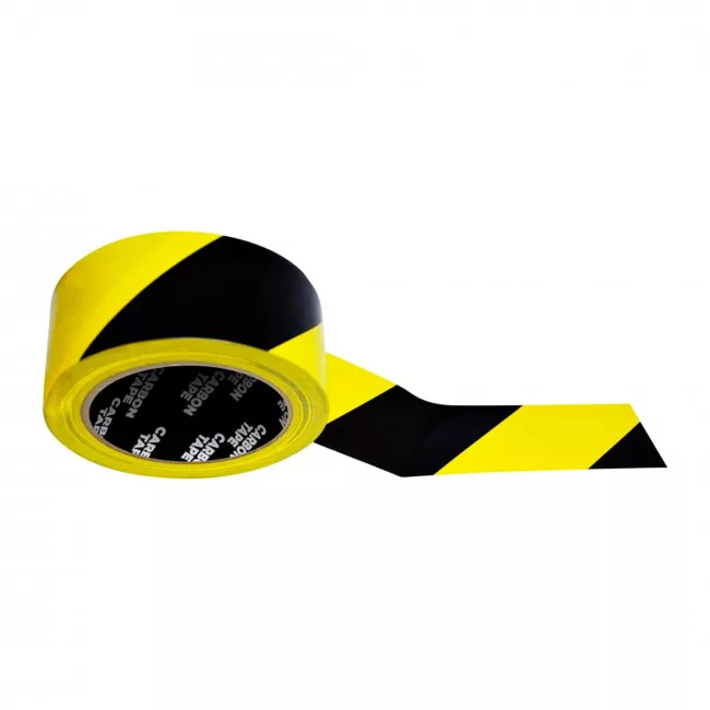 Клейкая лента CARBON TAPE для разметки желто-черная 50мм*33м FMT5033YB (114640)
