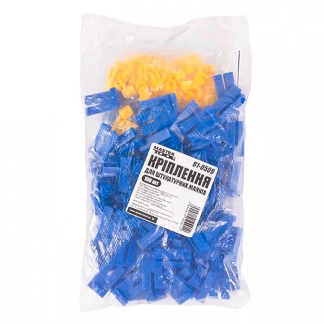 Крепления для штукатурных маяков MASTER TOOL 100 шт (81-0509)