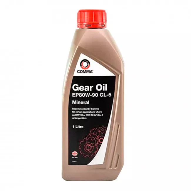 Масло трансмиссионное минеральное COMMA GEAR OIL EP 80W-90 GL5 1л (BDC0E8) Масло трансмиссионное минеральное COMMA GEAR OIL EP 80W-90 GL5 1л (BDC0E8)