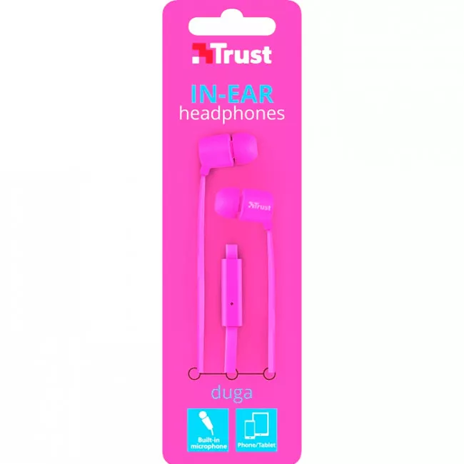 Навушники TRUST Duga Mic Pink (22109_TRUST)