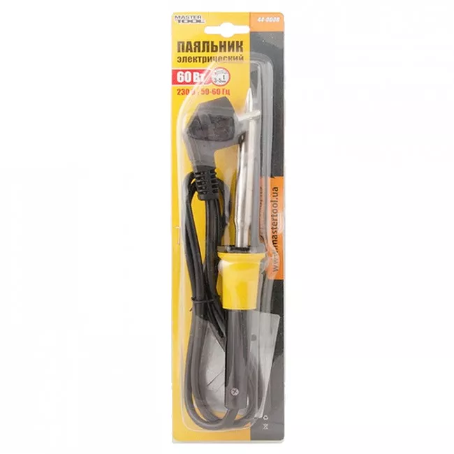 Паяльник электрический 60 Вт MASTERTOOL (44-0008)