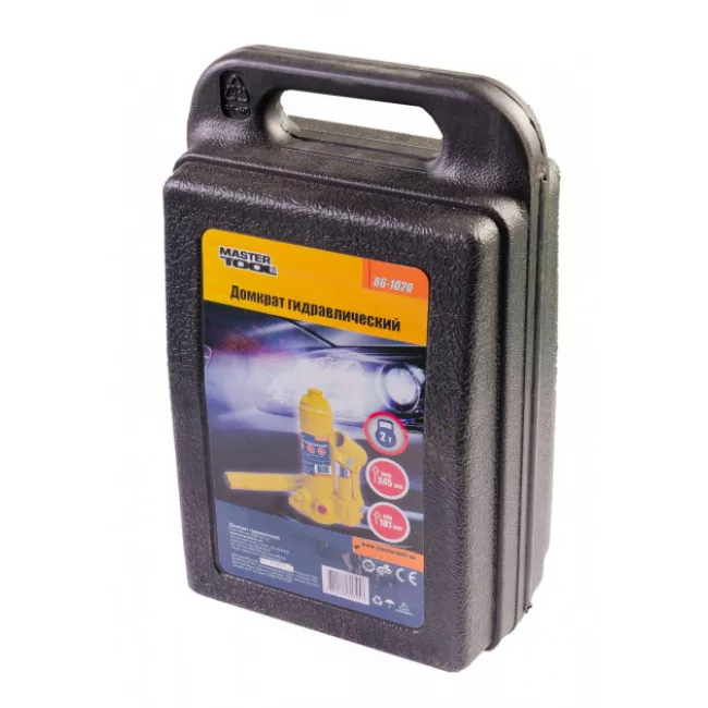 Домкрат гидравлический MASTERTOOL 2т (86-1020)