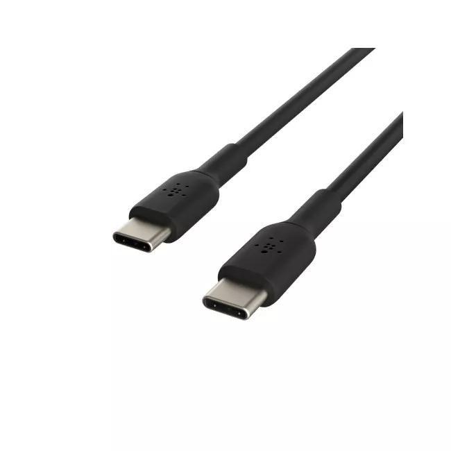 Дата кабель Belkin USB-С - USB-С, PVC, 1m, black (CAB003BT1MBK)