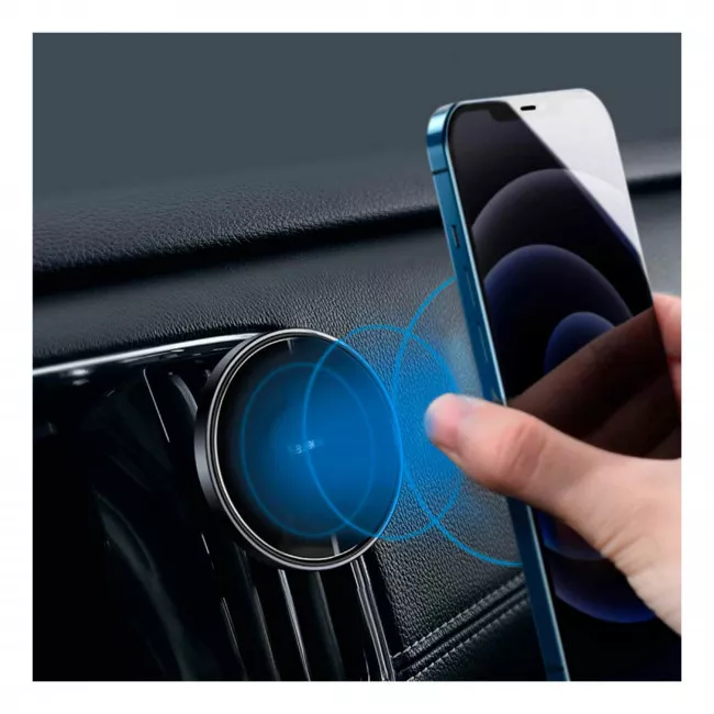 Утримувач автомобільний Baseus Radar Magnetic Car Mount чорний (299782) (306100001)