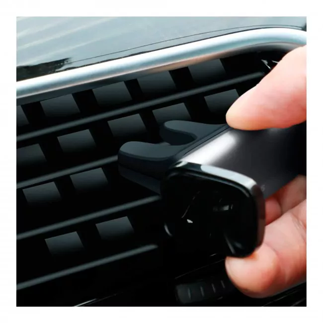 Держатель автомобильный Baseus Steel Cannon Air Outlet Car Mount Black (SUGP-01)(304940001)