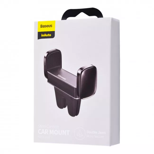 Держатель автомобильный Baseus Steel Cannon Air Outlet Car Mount Black (SUGP-01)(304940001)