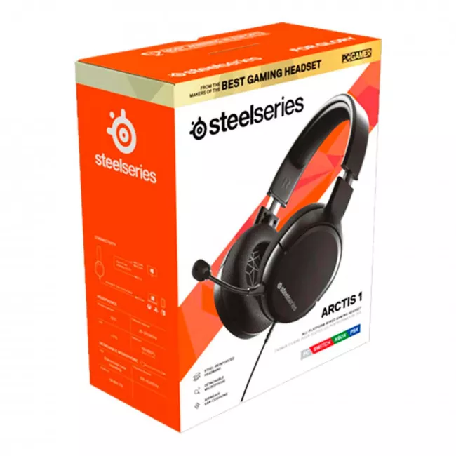 Гарнітура SteelSeries Arctis 1 Black (61427)