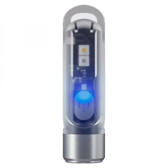 Мощный мини-наключник Nitecore TIKI, прозрачный (6-1385)