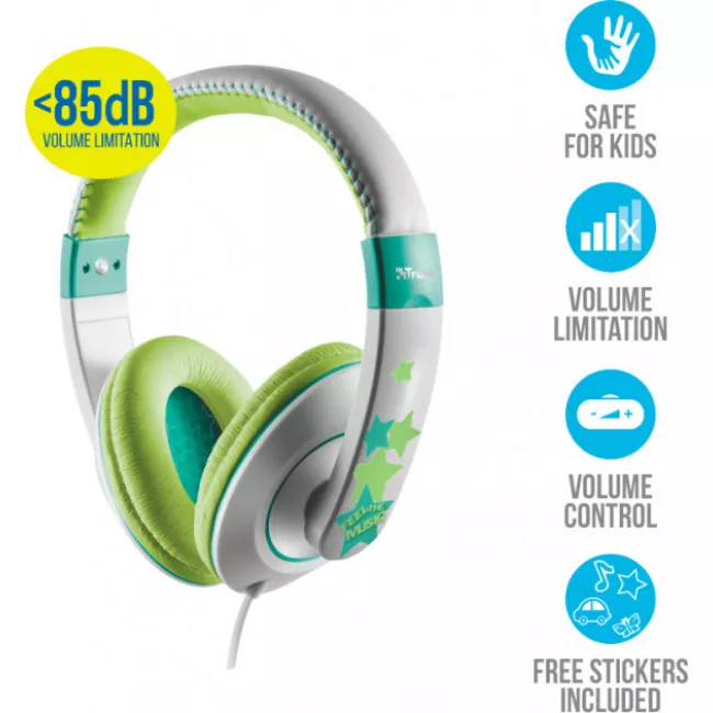 Наушники TRUST Sonin Kids Headphone Grey (19558)