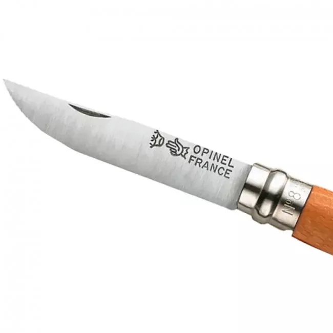Нож складной Opinel №8 Carbone (длина: 190мм, лезвие: 85мм), бук (232-1038_beech)