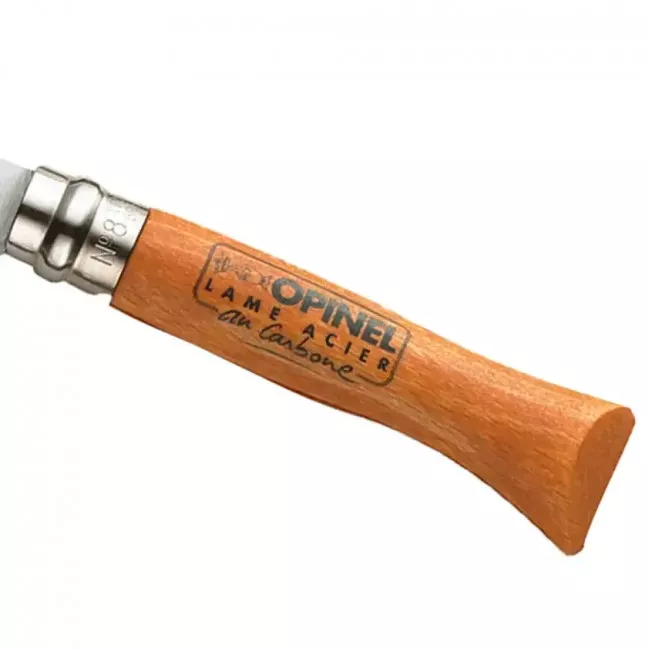 Нож складной Opinel №8 Carbone (длина: 190мм, лезвие: 85мм), бук (232-1038_beech)