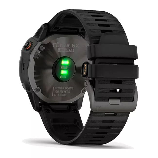 Смарт-часы Garmin Fenix 6X Pro Solar Titanium Carbon Gray DLC with Black Band (010-02157-21)