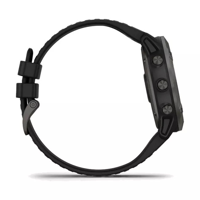 Смарт-часы Garmin Fenix 6X Pro Solar Titanium Carbon Gray DLC with Black Band (010-02157-21)
