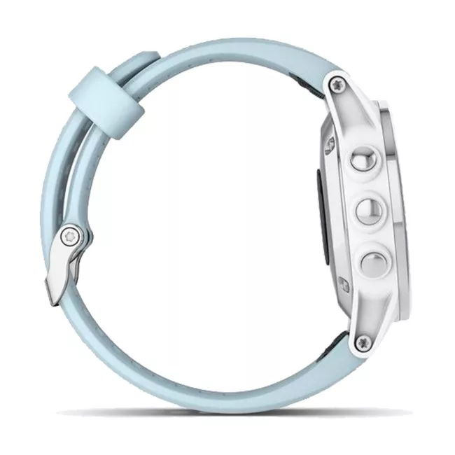 Спортивний годинник Garmin Fenix ​​5S Plus White with Sea Foam Band (010-01987-23)