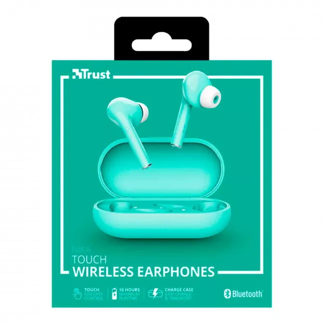 Навушники Trust Nika Touch True Mint (23703)