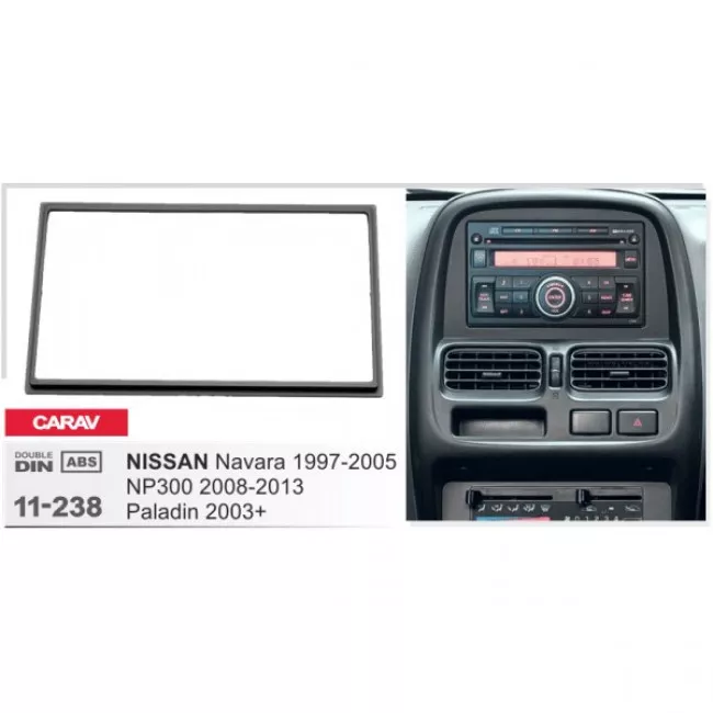 CARAV 11-238 Переходная рамка для Nissan Navara, NP300, Paladin