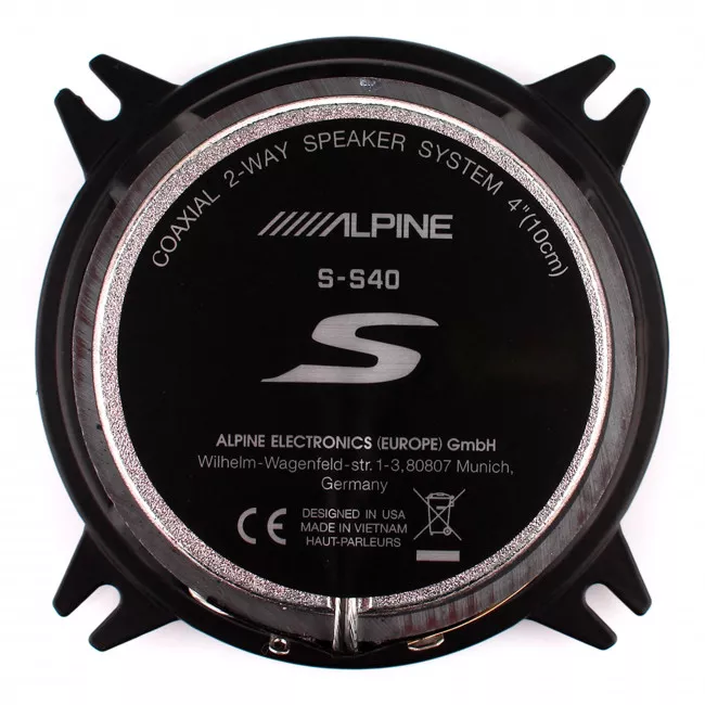 Коаксіальна акустична система Alpine S-S40